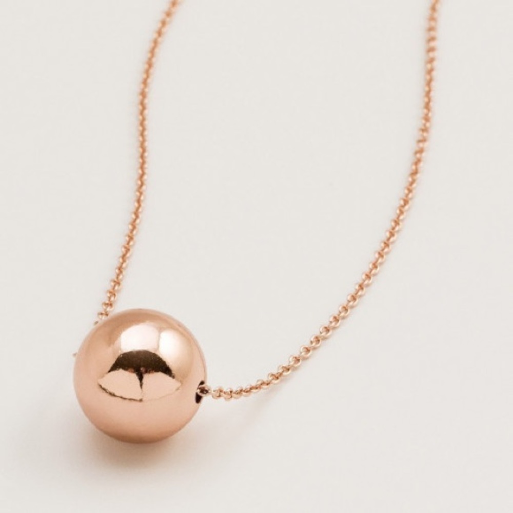 NWT Gorjana  - Rose Gold Adjustable Necklace - Picture 2 of 8
